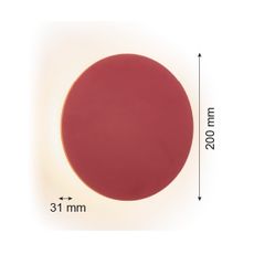 Argon 8321 - LED Nástenné svietidlo OREGON PLUS LED/4,5W/230V 3000K 20 cm červená