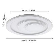 Eglo 32052 - LED Stropné svietidlo PALAGIANO LED/14,7W/230V pr. 38 cm