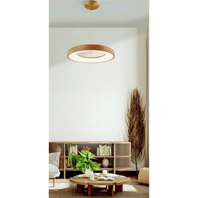 Azzardo AZ5010 - LED Stmievateľný luster na lanku SANTANA LED/50W/230V hnedá + DO
