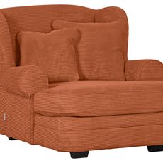 Ambia Home XXL KRESLO, textil, hrdzavá