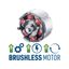 Vŕtací aku skrutkovač, BRUSHLESS, 20V Li-ion, bez batérie a nabíjačky