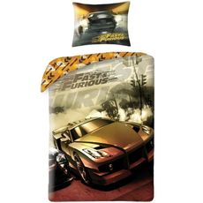 Bavlnené posteľné obliečky Rýchlo a zbesilo - The Fast and The Furious - 100% bavlna - 70 x 90 cm + 140 x 200 cm