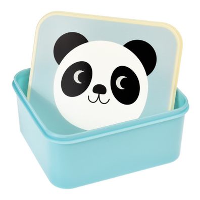 Modrý desiatový box Rex London Miko The Panda