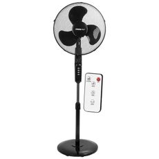 Ventilátor stojanový s diaľkovým ovládaním čierny 40 cm 45 W