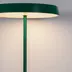 LED zeleno-čierna stojaca lampa Vetro