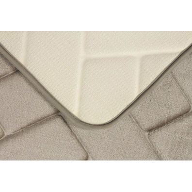 BO-MA , Protišmyková kúpeľňová predložka 3D 7288 beige, 50x80, béžová, kúpeľňa