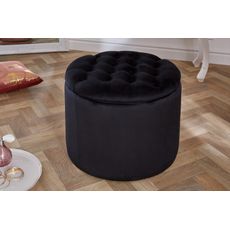 Estila Moderná taburetka Modern Barock čierna 50cm