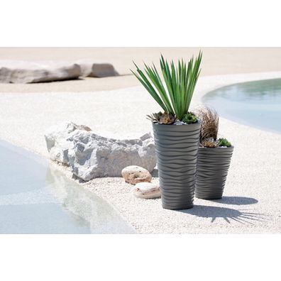 NABBI DBSA400 plastový kvetináč 38,8 cm mocca