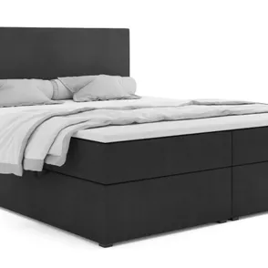 Posteľ Boxspring Mizuri, 200x160, čierna (Mono 248)