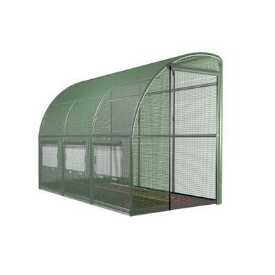 KONDELA Felko New Typ 5 fólia na záhradný fóliovník 150x400x200 cm zelená