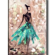 Wallity Obraz na plátne Ballerina 50x70 cm