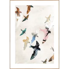 Obraz 30x40 cm Abstract Birds – Malerifabrikken