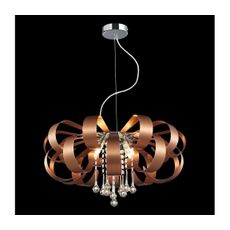 LUXERA 64408 - Krištáľový luster na lanku RIBBON CRYSTAL 6xG9/33W/230V