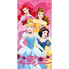 Ružová froté detská osuška 70x140 cm Princesses - Jerry Fabrics