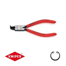 Kliešte na poistné krúžky 130 mm, vnútorne zahnuté. Knipex - 44 21 J11 - DIN 5256 D. Leštené, potiahnuté plastom