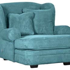 Ambia Home XXL KRESLO, textil, petrolejová