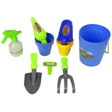 LEAN TOYS Záhradné náradie s vedierkom