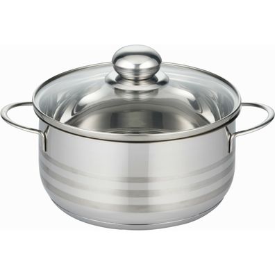 Elo 22120 Basic Nerezový hrniec Brillant 20 cm,2,6 l, 2,6 l