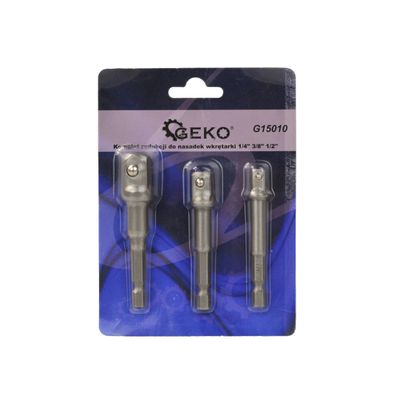 Sada redukcií pre skrutkovacie nástrčky 1/4" 3/8" 1/2" (25/100)