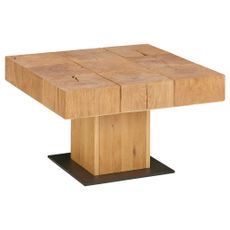 Linea Natura KONFERENČNÝ STOLÍK, farba duba, drevo, 75/75/43 cm