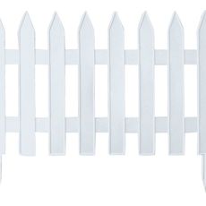 Prosperplast Záhradný plôtik GARDI 322 cm biely