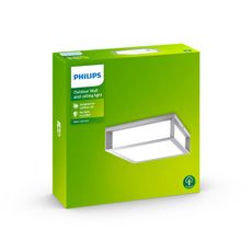 Philips - Vonkajšie stropné svietidlo SKIES 2xE27/14W/230V IP44 šedá
