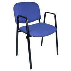 Konferenčná stolička ISO s područkami C14 – modro/čierna
