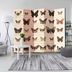 Paraván Retro Style: Butterflies Dekorhome 225x172 cm (5-dielny)