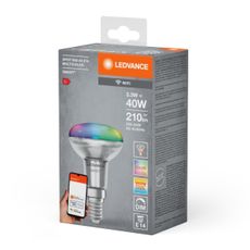 LED RGBW Stmievateľná žiarovka SMART+ E14/3,3W/230V 2700-6500K Wi-Fi - Ledvance