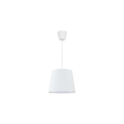 Duolla - Luster na lanku SOLO 1xE27/40W/230V pr. 24 cm biela