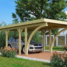 Drevený prístrešok / carport CLASSIC 2C Lanitplast