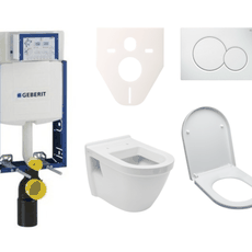 Cenovo zvýhodnený závesný WC set Geberit na zamurovanie + WC VitrA S50 SIKOGE2V1