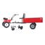 Kultivátor EUROSYSTEMS SET1 EVO 2+1 LONCIN 2x šípové kolesá 5x10 s vozíkom EURO5 L