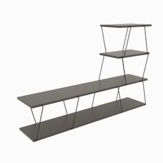 Kalune Design TV stolek ILGAZ 150 cm antracitový