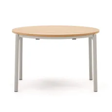 Okrúhly rozkladací jedálenský stôl v dekore duba ø 120 cm Montuiri – Kave Home