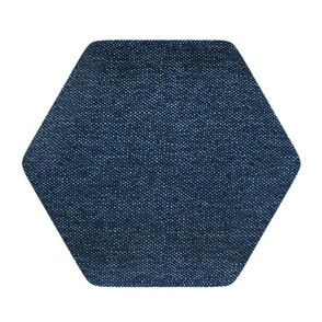 Čalúnený akustický panel nástenný Luna 30 denim hexagon - Hexagon 6x15 cm