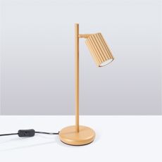 Sollux SL.1567 - Stolná lampa KARBON 1xGU10/10W/230V zlatá