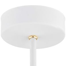 Argon 6148 - Luster na tyči CHARLOTTE 3xE27/15W/230V biela/zlatá