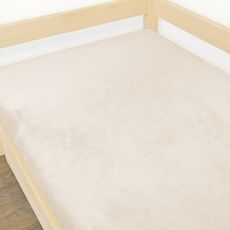 Benlemi Jednolôžkové prestieradlo z mikroplyšu Zvoľte farbu: Krémová, Zvoľte rozmer: 80 x 160 cm