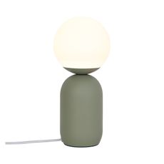Nordlux - Stolná lampa NOTTI 1xE14/25W/230V zelená
