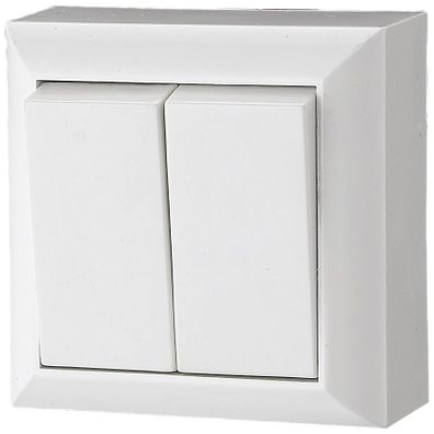 Spínač sviečok IP20 GAO white 20454