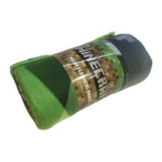 Fleecová deka Minecraft - motív Farma - Polar Fleece - 100 x 150 cm
