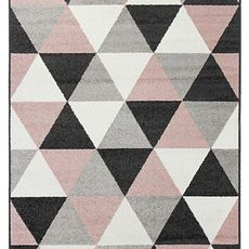 Oriental Weavers , Kusový koberec Lotto 523 HR5 X, 100x150, ružová, chodba / predsieň