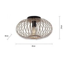Leuchten Direkt 11410-79 - Prisadený luster RACOON 1xE27/40W/230V pr. 40 cm