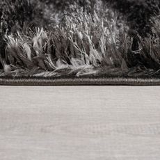Flair Rugs , Kusový koberec Indulgence Velvet Carved Grey/Black, 160x230, čierna, obývacia izba