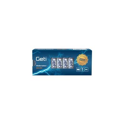 Batéria AAA (LR03) alkalická GETI 1,5V (10 kusov)