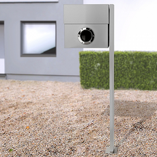 Radius design cologne Schránka na listy RADIUS DESIGN (LETTERMANN XXL STANDING silver 567C) strieborná