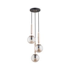 Luster na lanku VOLDA 3xE14/40W/230V mosadz