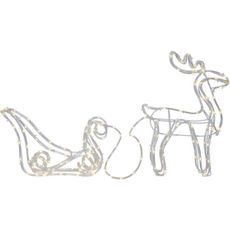 Eglo 411447 - LED Vonkajšia vianočná dekorácia TUBY DEER 158xLED/0,06W/5/230V IP44