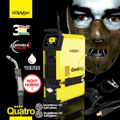 KOWAX GeniMig®355DP LCD5 + káble + vodné chladenie